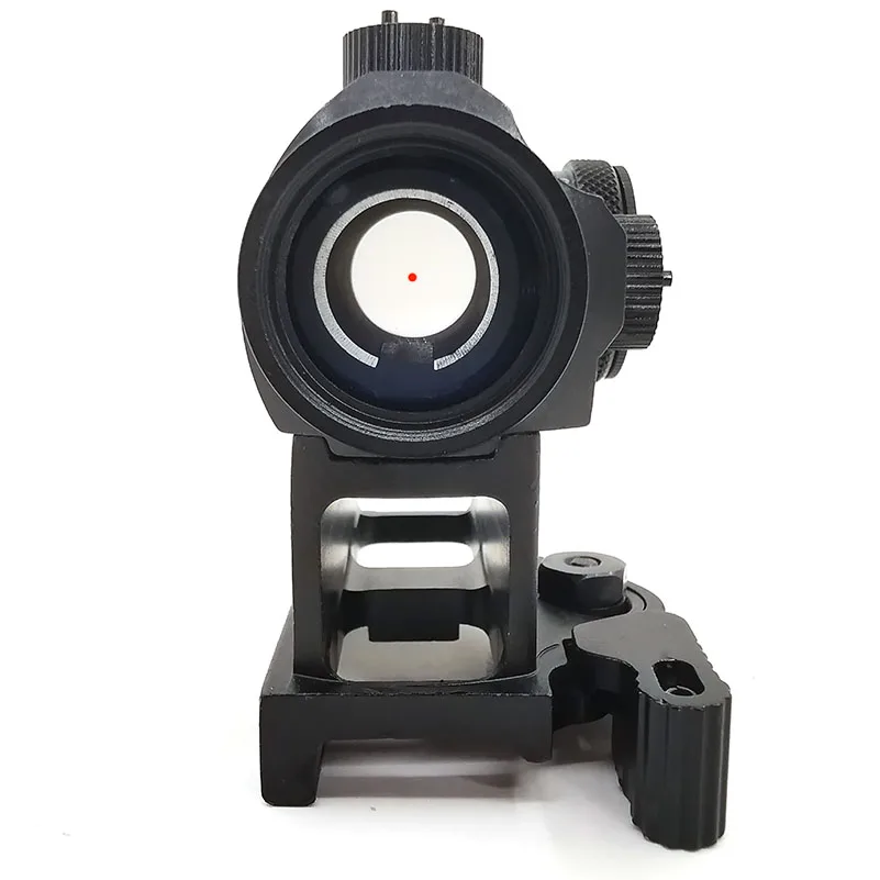 Тактический охотничий QD 1X24 Reflex Red& Green Dot прицел с быстрым подъемным креплением Быстрый Отсоединяемый голографический