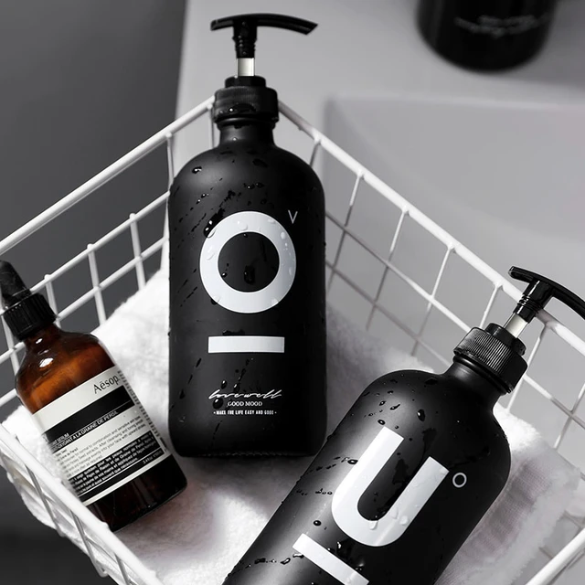 Dispenser di sapone da bagno da 500ml per Shampoo Gel doccia
