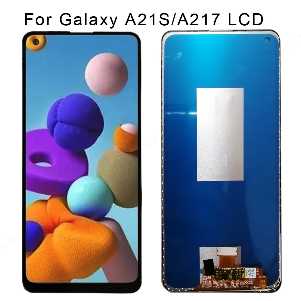 5 шт./лот 6 дюймов ЖК-дисплей для Samsung Galaxy A21s A217 с сенсорным экраном дигитайзер