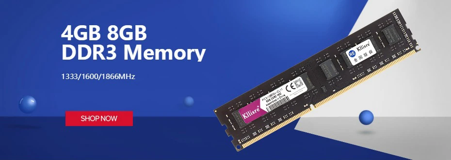 Kllisre DDR3 4 ГБ 8 ГБ 1866 1600 настольных компьютеров с теплоотвод DDR 3 ram pc dimm