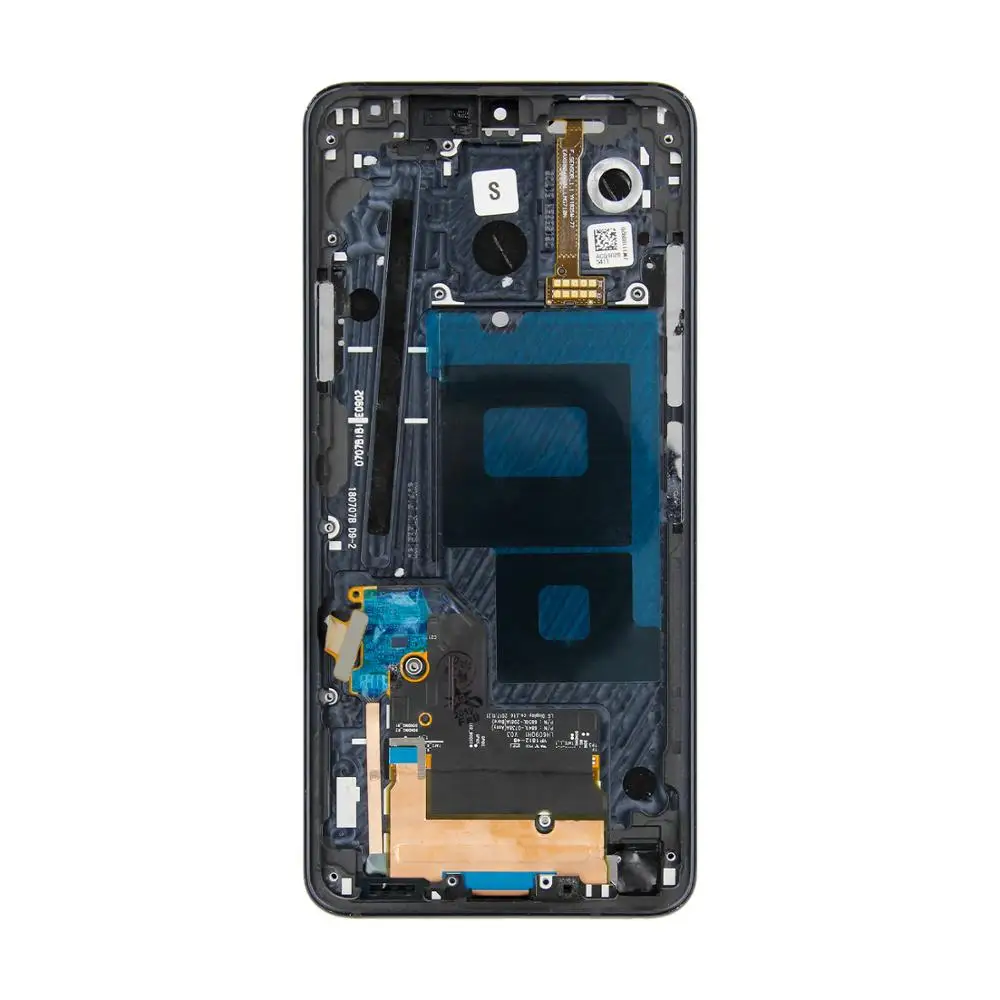 ЖК-дисплей для LG G7 ThinQ 6," кодирующий преобразователь сенсорного экрана в сборе Замена Черный Нет/с рамкой для LG G7 lcd