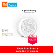 Xiaomi Aqara Hub Gateway с RGB Led Ночной светильник умный рабочий с Apple Homekit Aqara APP Hub International Edition пульт дистанционного управления