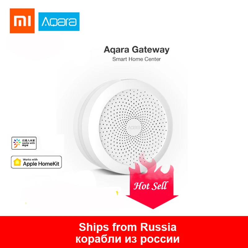  2019Xiaomi Gateway2 Aqara Hub With RGB Led Night Light Smart Work With Apple Homekit Aqara APP Hub  - 32952650225