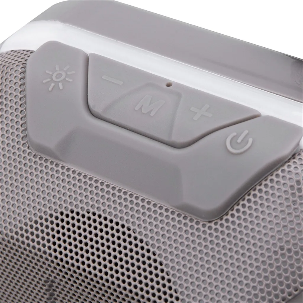 Модный светодиодный светильник Bluetooth Колонка hifi Портативная Беспроводная стереоколонка звуковая tf-карта портативные динамики сабвуфер Колонка# T2