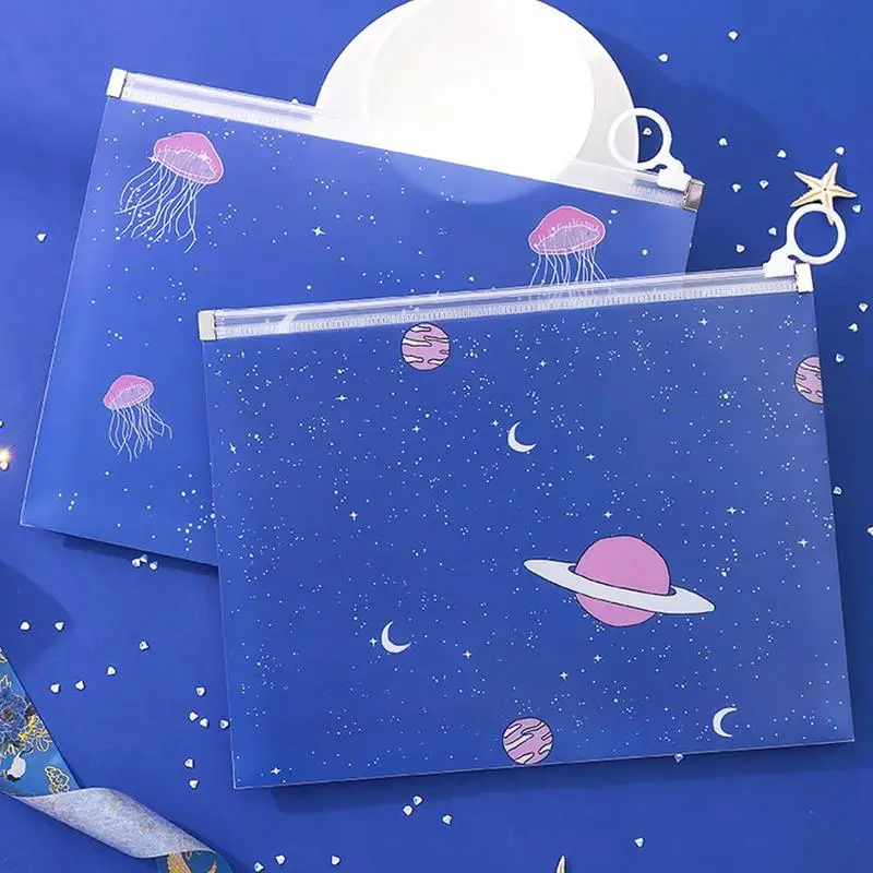 1 шт. A5 водонепроницаемый pp, файловый пакет Kawaii Jellyfish фруктовая прозрачная папка офисная канцелярская коробка для хранения сумка для хранения