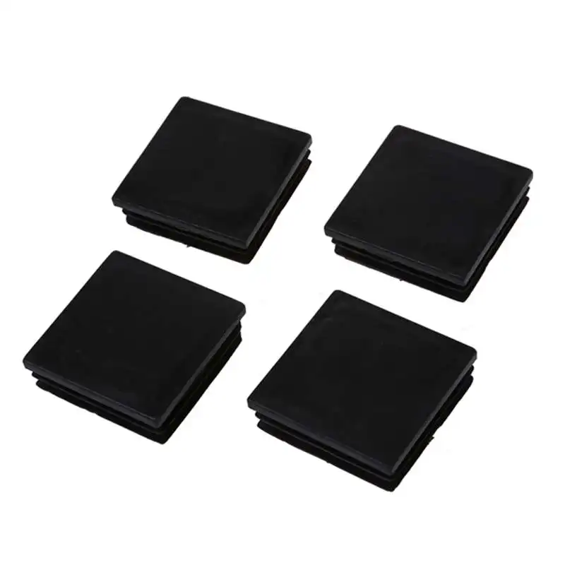

Promotion! Plastic Square Tubing Tube Insert Blanking End Caps 50mm 2 inch 4 Pcs