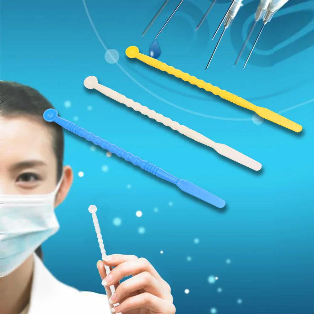 

Double-ended Dental Laboratory Alginate Plastic Mixing Spatula Powder Mixing Spoon Blender Dental Material