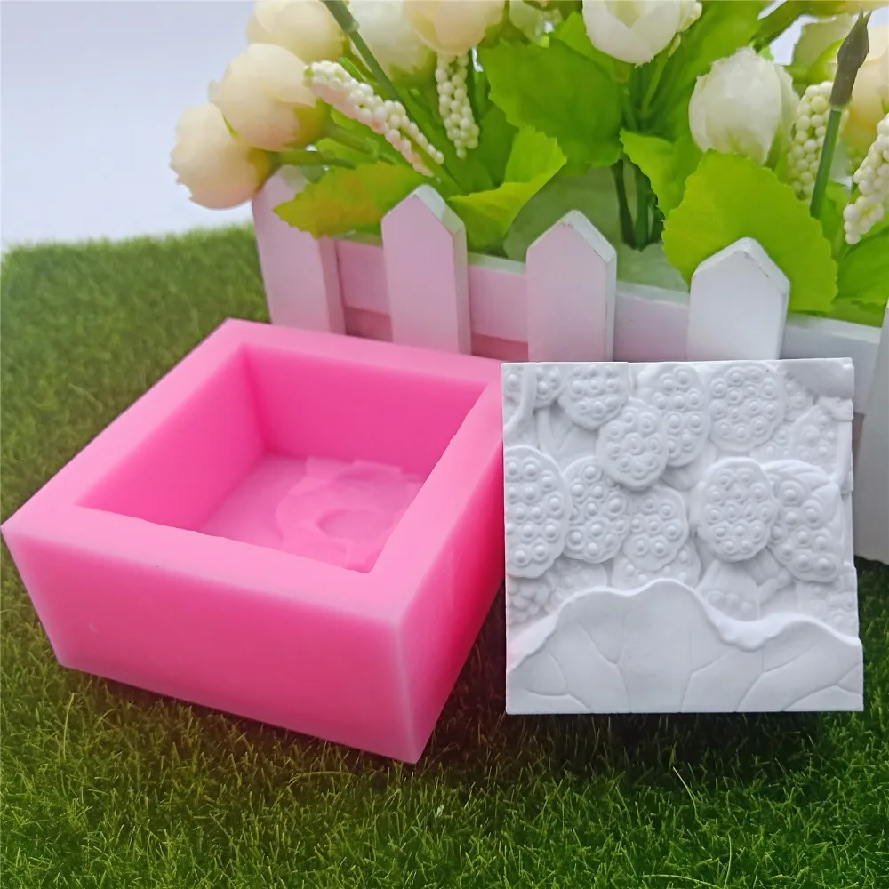 Лотоса Pod DIY мыло Бар Плесень силиконовые формы для мыла украшения формы для торта