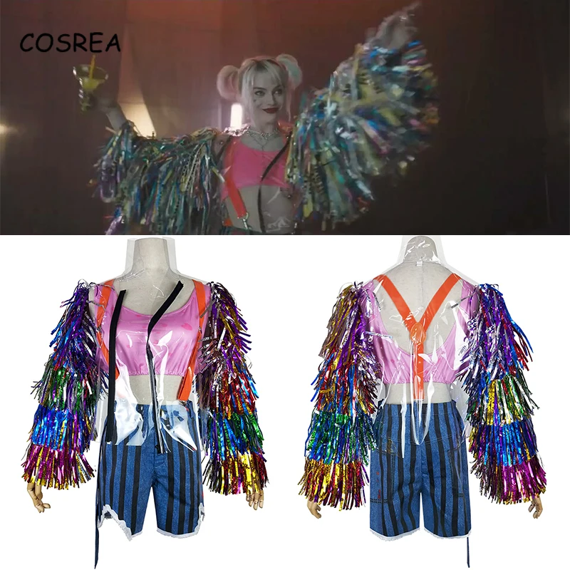Костюм для косплея отряд самоубийц Cosrea костюм из птиц добычи Харли Квинн