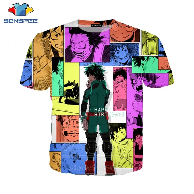 Anime My Hero Academia T Shirt New Men Women Sweatshirt 3d Print