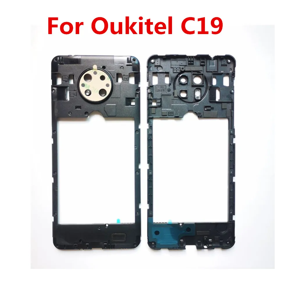 

New Original Oukitel C19 Replace Housings Frame Case For Oukitel C19 6.49inch Smart Cellphone Middle Plastic Case