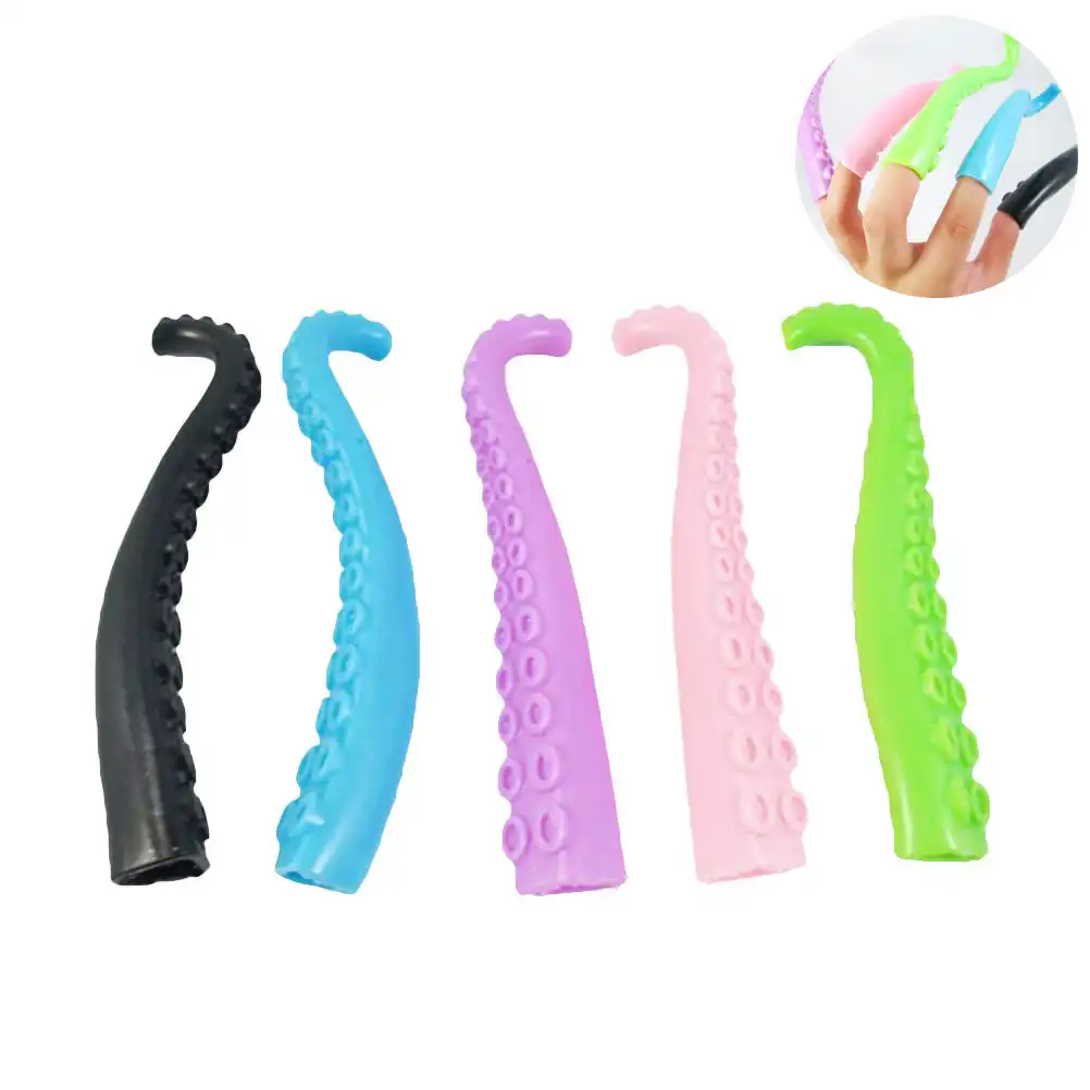 octopus tentacle finger puppet