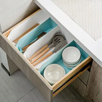 

OTHERHOUSE Tableware Storage Containers Refrigerator Organizer Cabinet Sundries Storage Box Case Bathroom Makeup Organizer