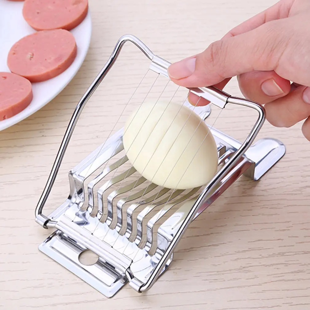 Резак для яиц из нержавеющей стали, разделитель для яиц, рассыпной цветок, яйцо типа, многоклапанный разделитель, японская кухонная утварь