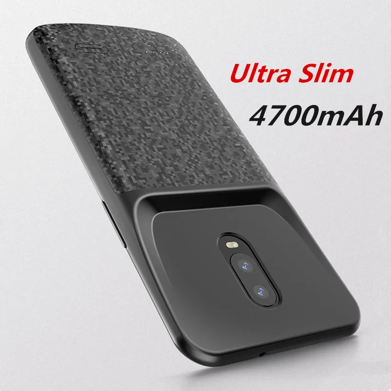 KQJYS 4700mAh Battery Charger Cases for OnePlus 6T Portable Backup Power Bank Case Oneplus Charging Cove | Мобильные телефоны и