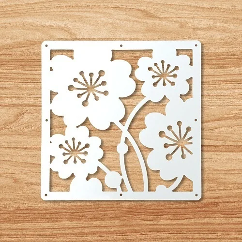 Flower Украшение для помещений, 5 шт./лот, дисплей, кран, кран, мембранный кран, искусство и декор из белого пластика, дерева, пряжа, перегородка для комнаты - Цвет: Flower