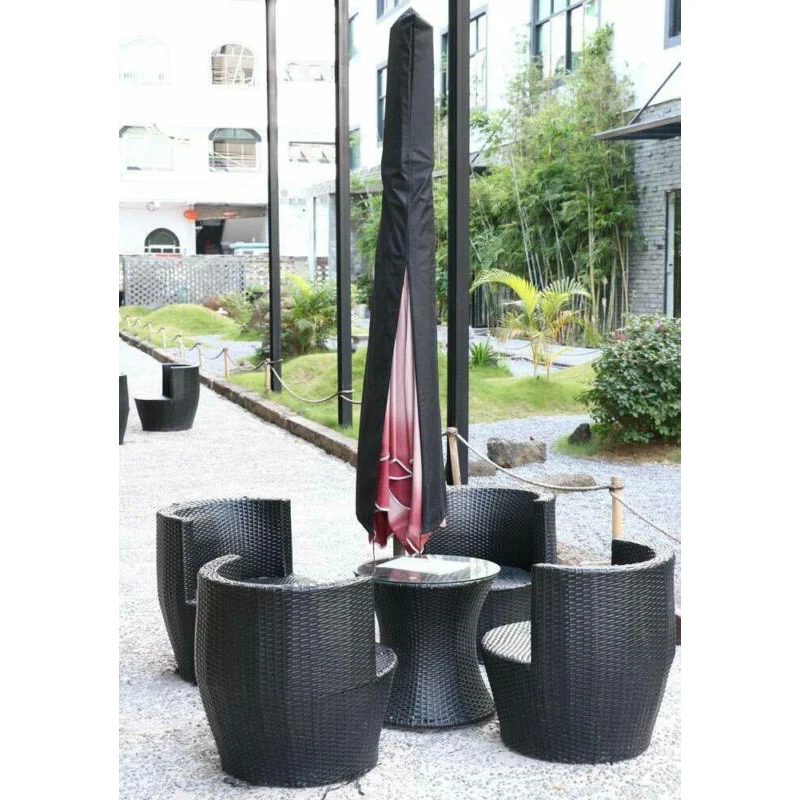 

Parasol Outdoor Patio Umbrella Cover Black Storage Garden Dust Rains Waterproof (Cover ONLY !)