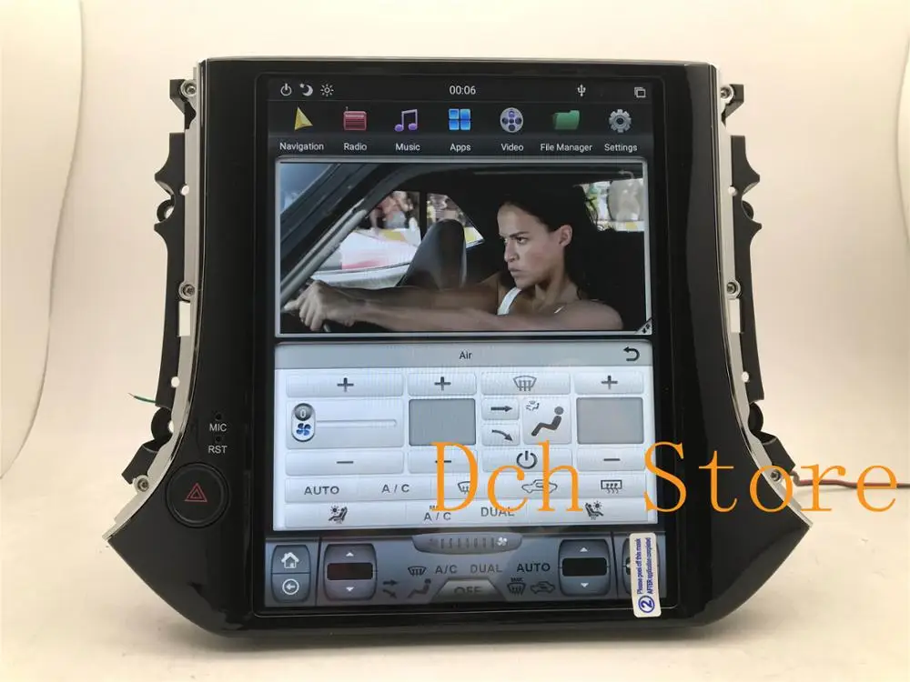 10,4 ''вертикальный Тесла Стиль Android 8,1 PX6 автомобильный DVD gps для Volkswagen tiguan 2009 2010 2011 2012 2013