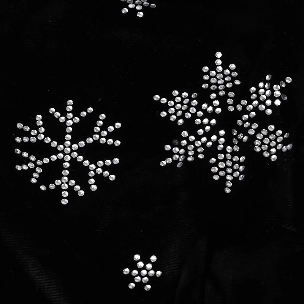 2pcs Ice/Figure/Roller Skate Boots Shoes Cover Protecting Tool with Snowflake Image, Rose Red, White, Black