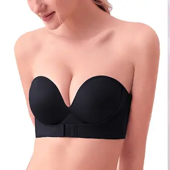 

Sexy Strapless Wireless Bra Women Invisible Bras Push Up Lingerie Backless Brassiere Seamless Bralette Underwear for Dress