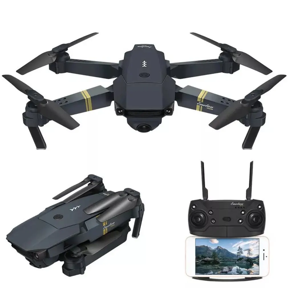 E58 WIFI FPV With 720P/1080P HD Wide Angle Camera High Hold Mode RC Drone Quadcopter RTF With battery With Bag