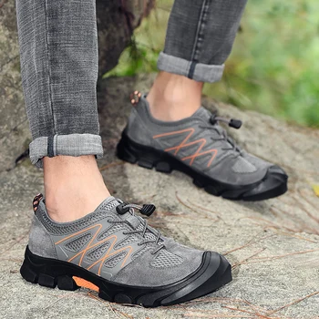 

Genuine Leather Shoes Men Classic Handmade Casual Leather Men Shoes Quality Men Flats Lace-Up Outdoor Walking Shoes