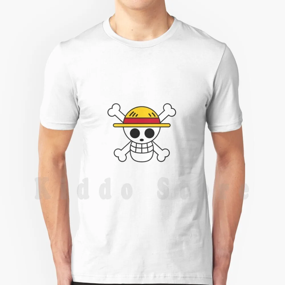 Jolly Roger Yellow T Shirt Cotton Men Diy Print Cool Tee Manga Anime Shonen Shonen Jump Jolly Roger Pirate Pirate Jolly Roger