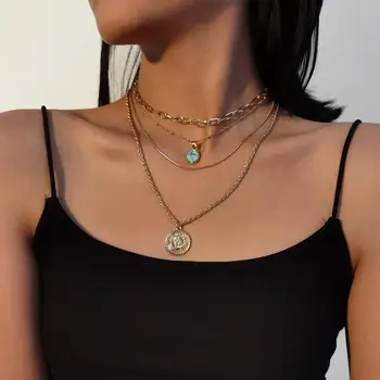 

Fashion Creativity Simplicity Personality Exaggeration Clavicle Women's Necklace Women Girl Party Festival Banquet Gift
