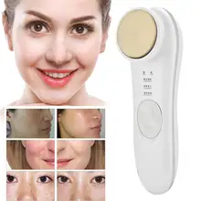 Очищение лица омоложение устройство удаления угрей вибрации массажный инструмент белый+ золотой a