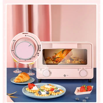 

Mini Electric Oven Multifunctional Bread Toaster Pizza Cake Baking Grill Automatic Roasted Chicken Stove Machine 13L