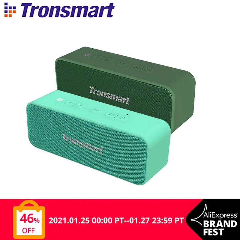 [Новый Цвет] Tronsmart Element T2 Plus 20 Вт Bluetooth динамик портативный с IPX7 24H колонка голосовым