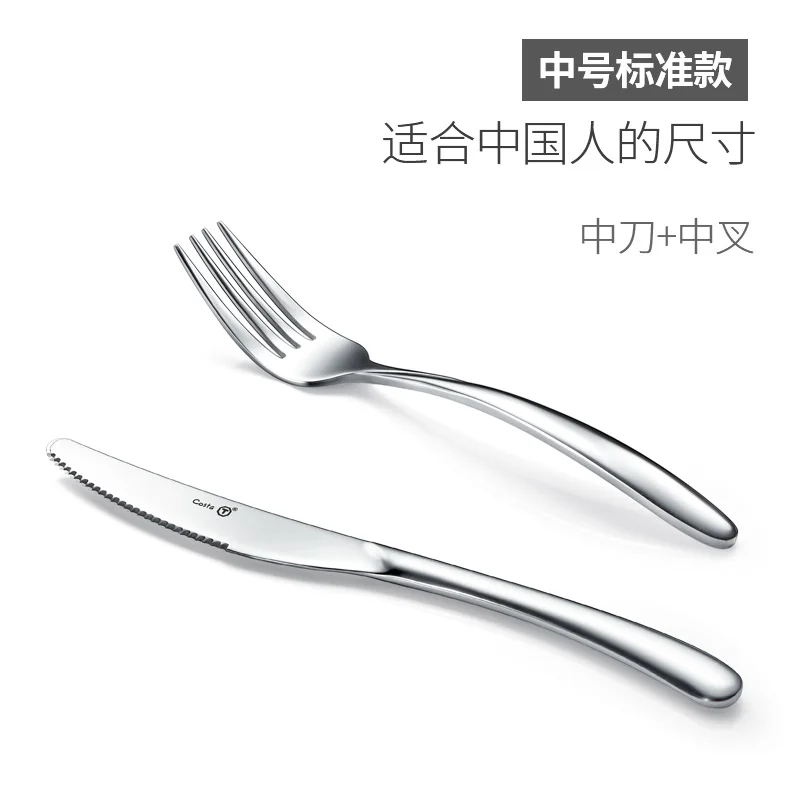 Portable 3pcs Stainless Steel Spoons Cutlery Set Stainless Steel Tableware Stainless Steel Dinnerware Silverware Set New II50DCS - Цвет: middle1