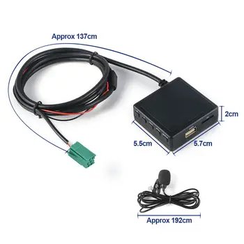 

Audio Cable Adapter Aux D79937 Adapter Cable ABS 20mAh Durable Practical to use No functional restrictions