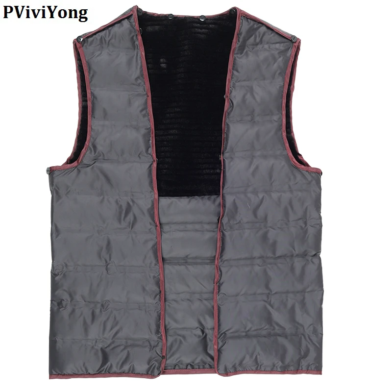 PViviYong, Новое поступление, зимнее шерстяное пальто высокого качества, мужской пуховик, подкладка, меховой воротник, куртки, плюс-размер, M-4XL, 1985