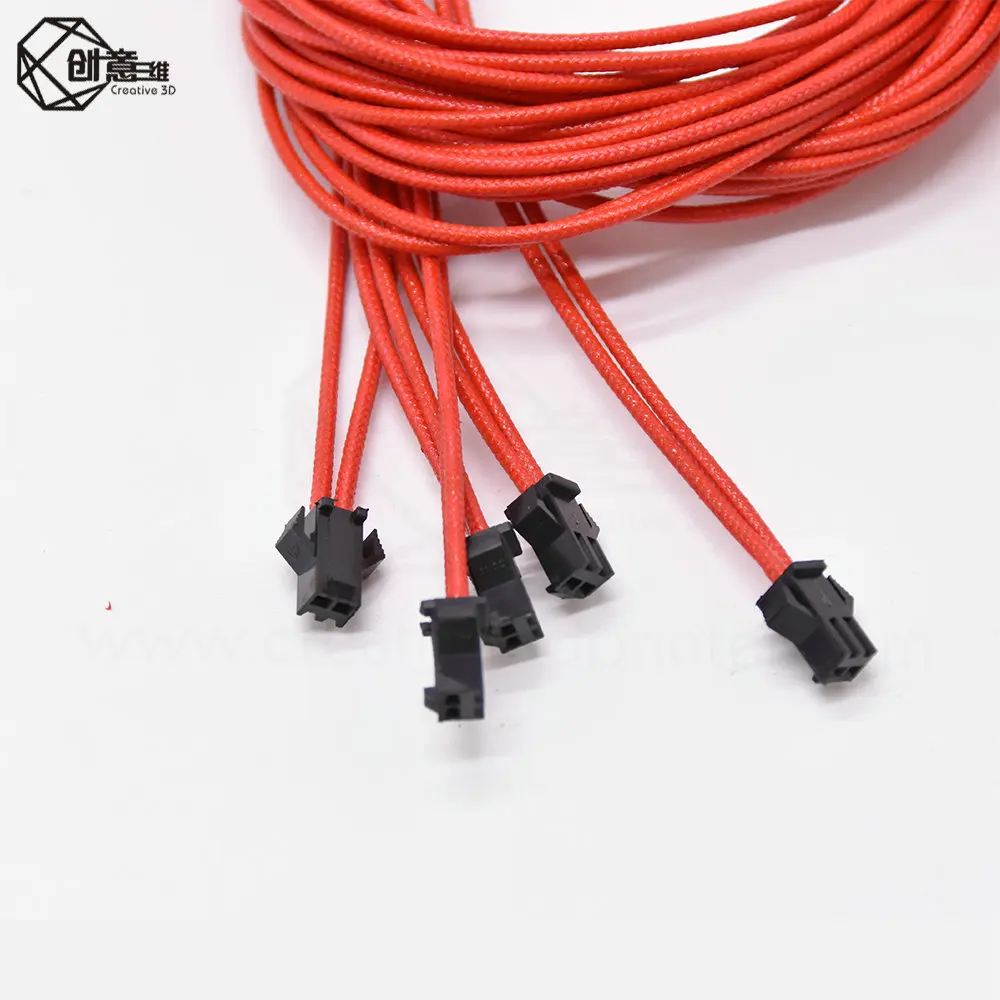 3D принтер Makerb/Reprap/Мендель нагревательная трубка Reprap 1 м 24 в 40 Вт простая замена HotEnd J головка 6*20 мм для Ender5