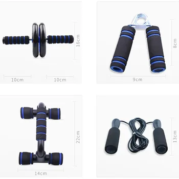 

Replacement Fitness set Pack Wheel AB Roller Push Up Bar Jump Rope Sport
