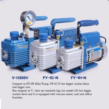 

Mini Air Ultimate Vacuum Pump FY-1H-N 220V Air Compressor LCD Separator Laminating Machine HVAC Refrigeration Repair Tool