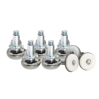 

Furniture Levelers Adjustable Furniture Legs for Table Cabinet Sofa Raiser Pads with M8 Hanger Bolt Set of 8