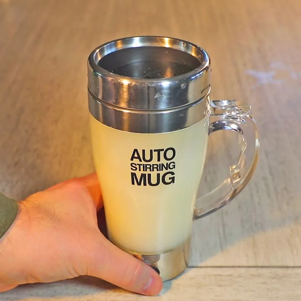 

Mugs Automatic Electric Lazy Self Stirring Mug Cup Coffee Milk Mixing Mug Smart Stainless Steel Juice Mix Cup Drinkware #T