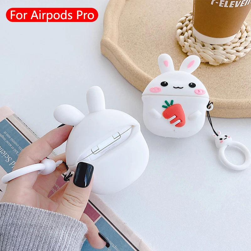 Симпатичные чехлы с героями мультфильмов для Apple Airpods Pro, наушники, силиконовая мягкая кожа, зарядная коробка для Airpods Pro, гарнитура, защитный чехол