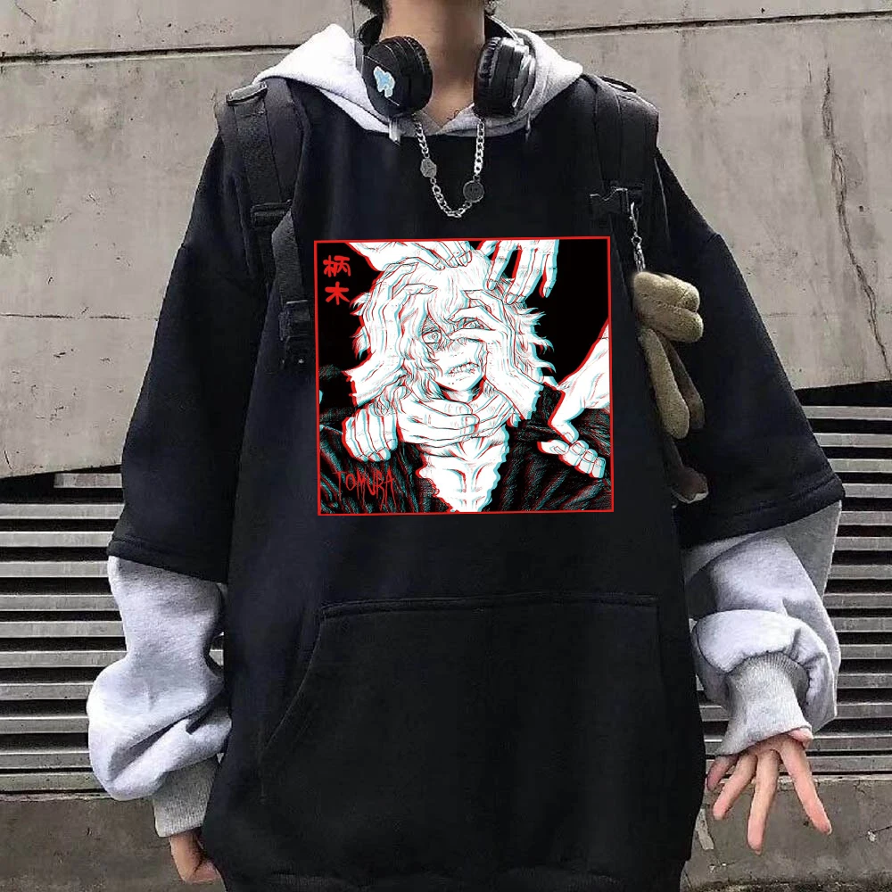 

Anime My Hero Academia Printed Hoodie Unisex Funny Long Sleeve Shigaraki Tomura Oversize Hip Hop Sweatshirt