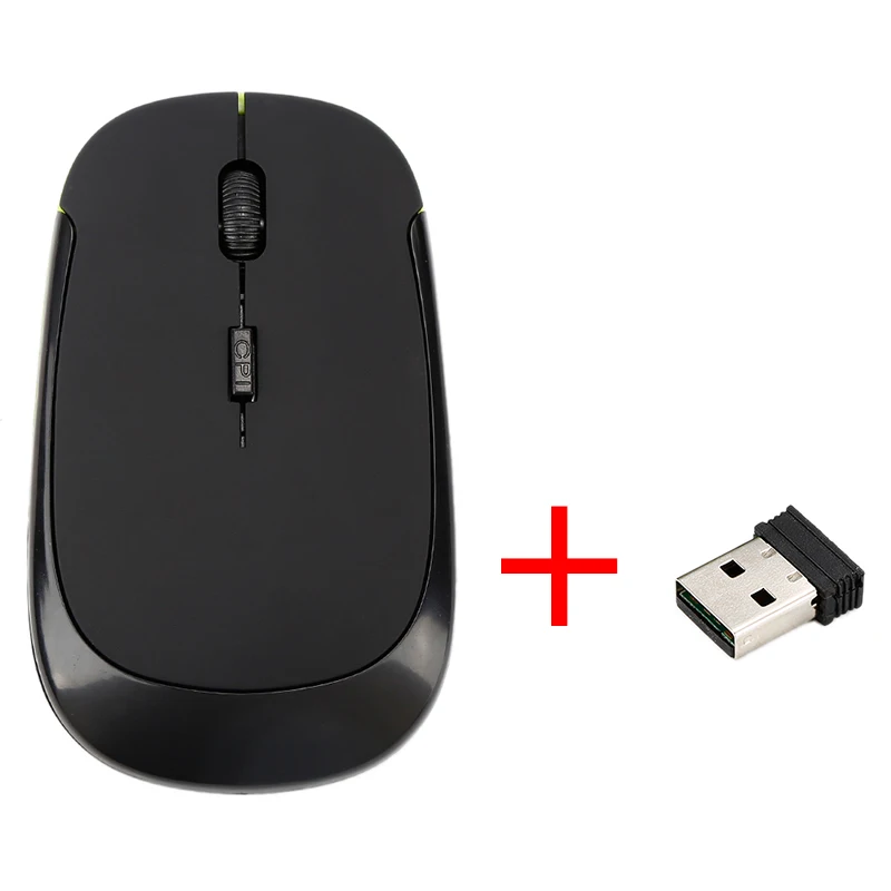 2,4 ГГц оптическая беспроводная мышь ультра-тонкая офисная мышь+ приемник эргономичный дизайн беспроводная мышь для ПК ноутбука - Цвет: 1
