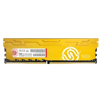 

JUHOR PC DDR4 16GB 3000MHz 1.35V 288 Pin PC Computer Desktop Memory Module Ram Heat Sink Memory Stick Support xMP2.0