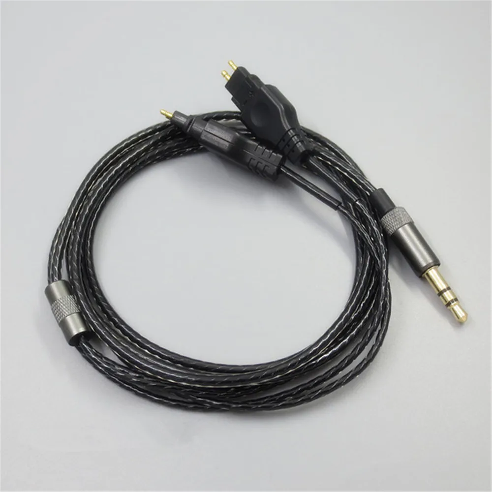 Upgraded Audio Cable for Sennheiser HD414 HD650 HD600 HD580 HD25 Headphone Headsets Aux Cable Replacement 1 2m 2m