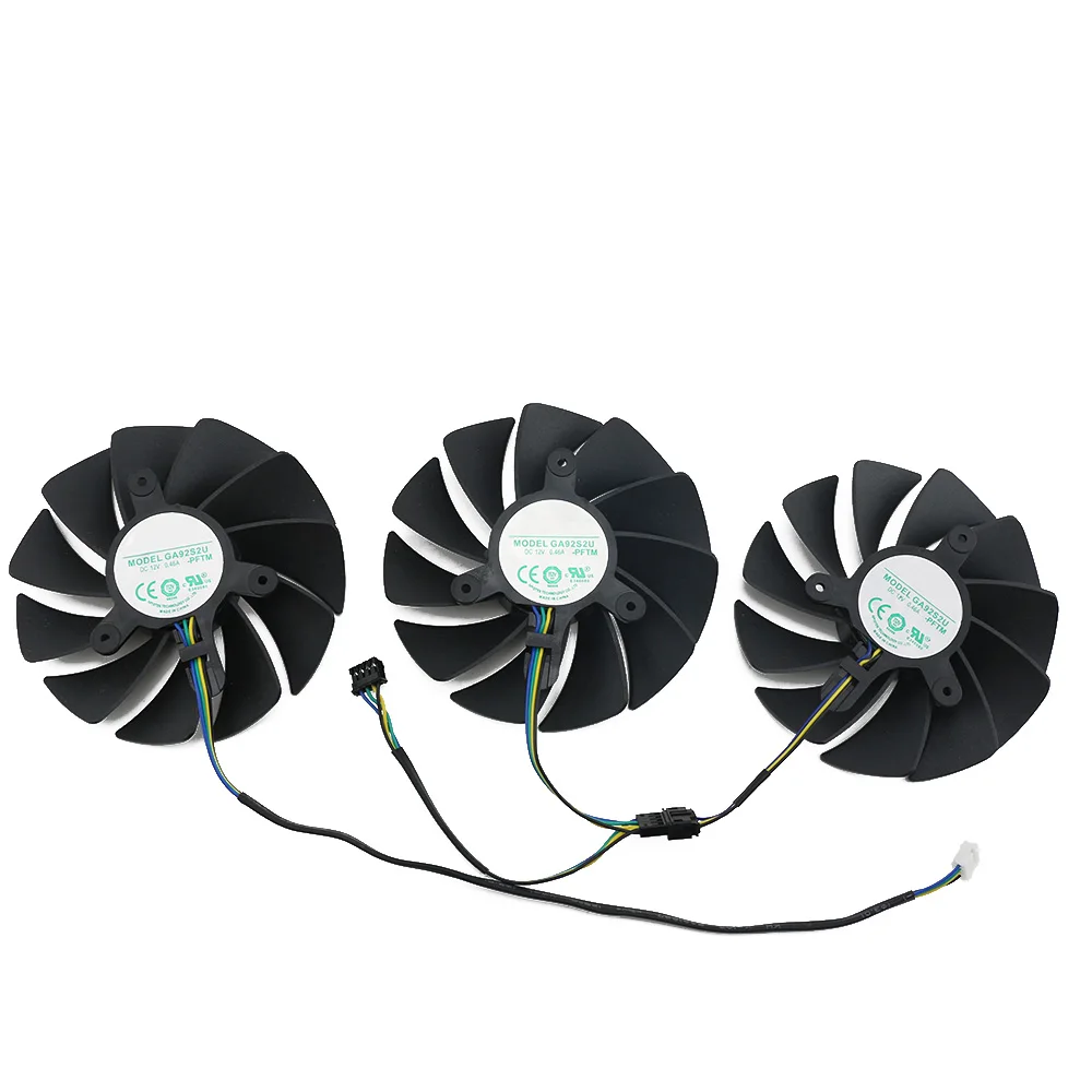 GA92S2U 4Pin Cooler Fan Replacement RTX3080 For ZOTAC GeForce RTX 3070 3080 Ti 3090 AMP Holo Graphics Video Card Cooling Fan