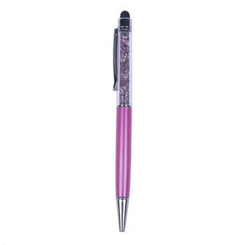 

1pcs Crystal 2-in-1 Stylus Pens Capacitive Styli Stylus Touch Ballpoint Pen For iPhone/iPad/Samsung/Google/Kindle/For All Touch