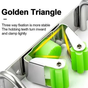 

Broom Hanger Mop and Broom Holder Broom Organizer Grip Screws with Mounted Storage Garden Wall Clips Rack Z1Q0