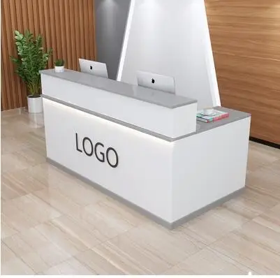 Cashier Counter Bar Counter Company Front Desk Reception Desk Clothing Store Beauty Salon Small Shop Commercial