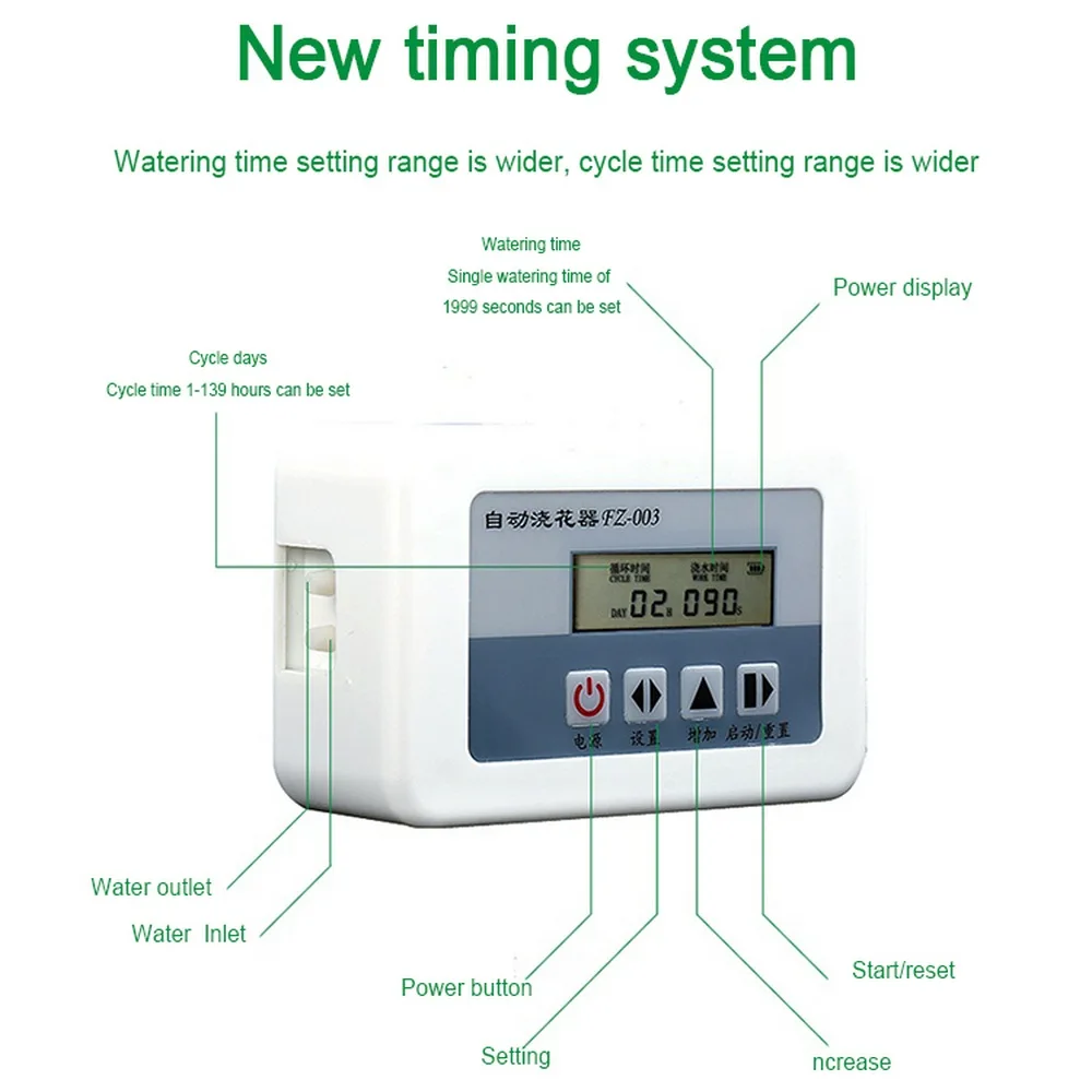 

Upgraded Solar Energy Charging Intelligent Garden Automatic Watering Device Potted Plant Drip Irrigation Water Pump Timer System