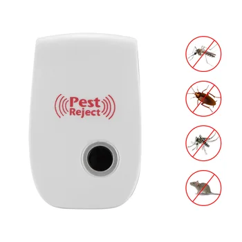 

Rodent Control Indoor Cockroach Mosquito Insect Killer Ultrasonic Pest Repeller EU/US Plug Electronic Mosquito Repellent